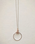 Knot Necklace • Petite Circle