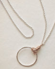 Knot Necklace • Petite Circle