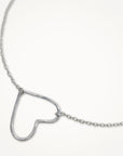 Links of Love Heart Necklace • Choice of Hearts