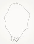 Links of Love Heart Necklace • Choice of Hearts