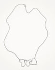 Links of Love Heart Necklace • Choice of Hearts