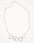 Links of Love Heart Necklace • Choice of Hearts