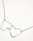 Links of Love Heart Necklace • Choice of Hearts