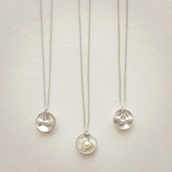 Oyster Necklace • Silver