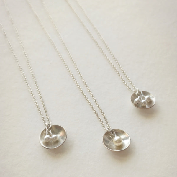 Oyster Necklace • Silver