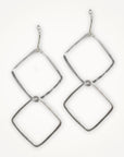 Linked Square Earrings