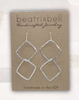 Linked Square Earrings