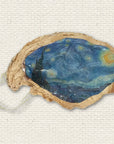 Starry Night Ornament Vincent Van Gogh • Oyster Shell