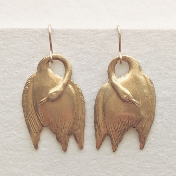 Swan Earrings