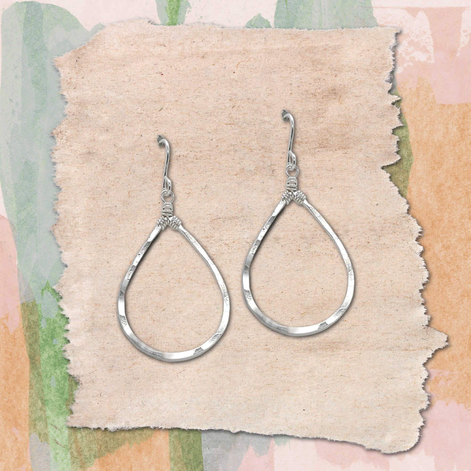 Teardrop Earrings •  Petite