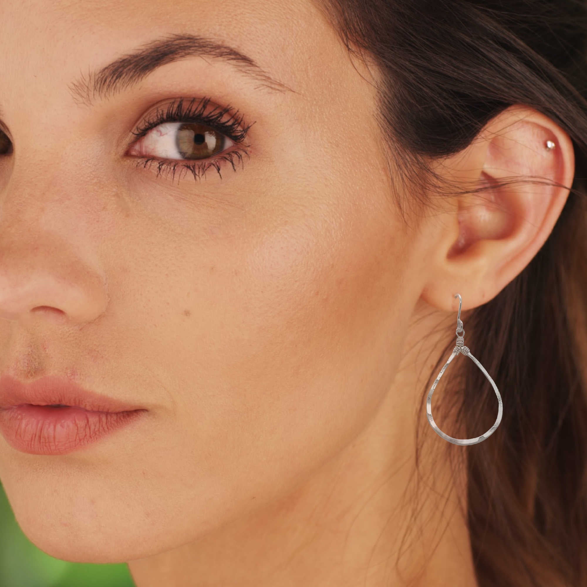 Teardrop Earrings •  Petite