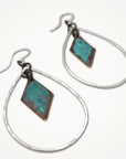 Losange Teardrop Earrings