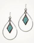 Losange Teardrop Earrings