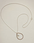 Organic Teardrop Necklace • Freshwater Pearl