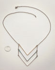 Trifecta Necklace • Sterling Silver or Brass