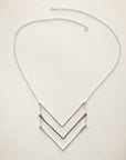 Trifecta Necklace • Sterling Silver or Brass