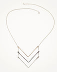 Trifecta Necklace • Sterling Silver or Brass