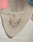 Trifecta Necklace • Sterling Silver or Brass