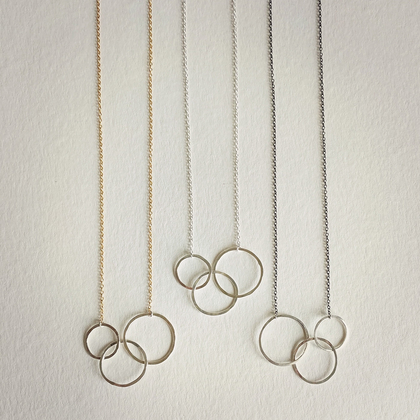 Aura Necklace • Three Hoops