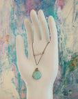 Balance Necklace • Turquoise Teardrop