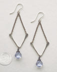 Valley Earrings • Blue Quartz