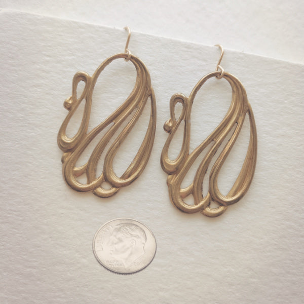 Nouveau Swirl Earrings