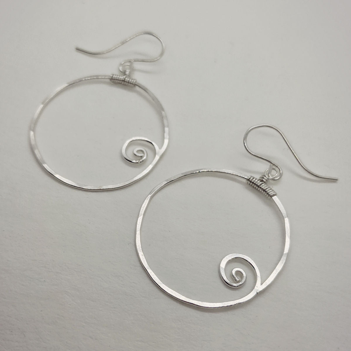 Wave Earrings • Sterling Silver