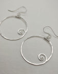 Wave Earrings • Sterling Silver