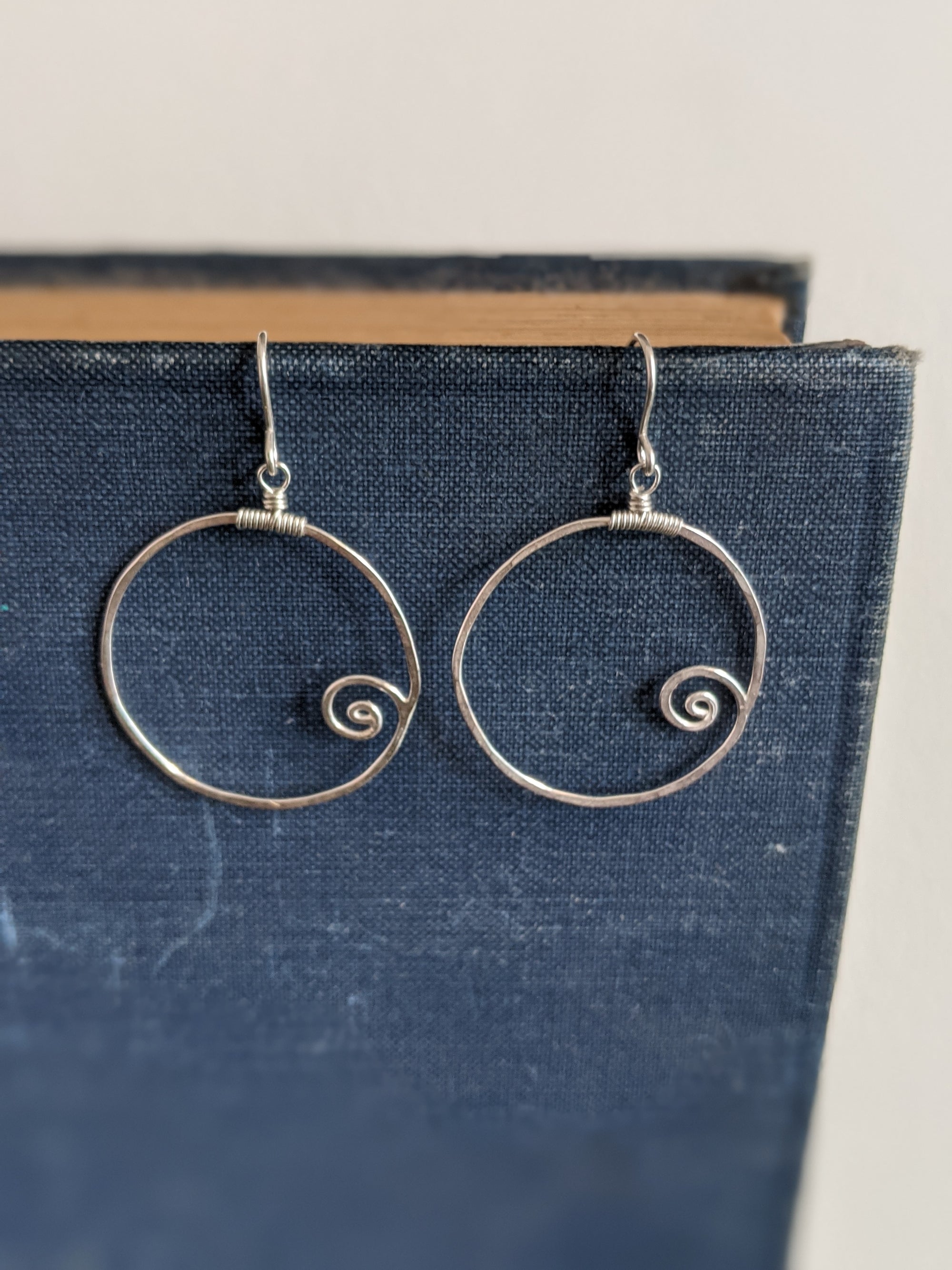 Wave Earrings • Sterling Silver