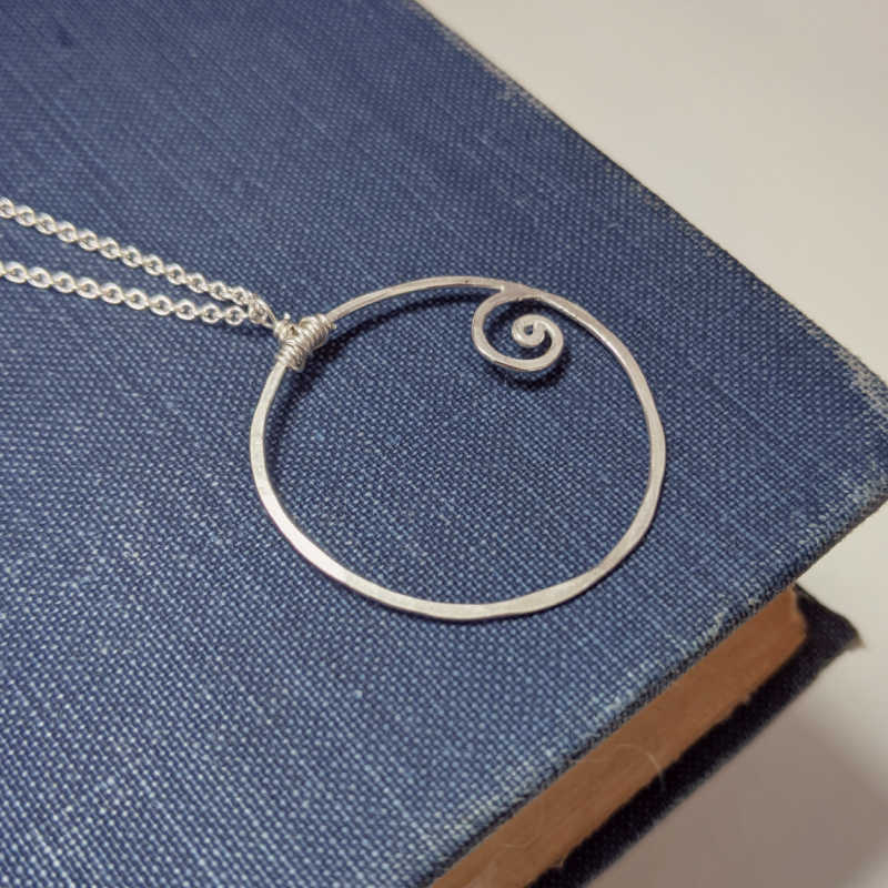 Wave Necklace • Sterling Silver