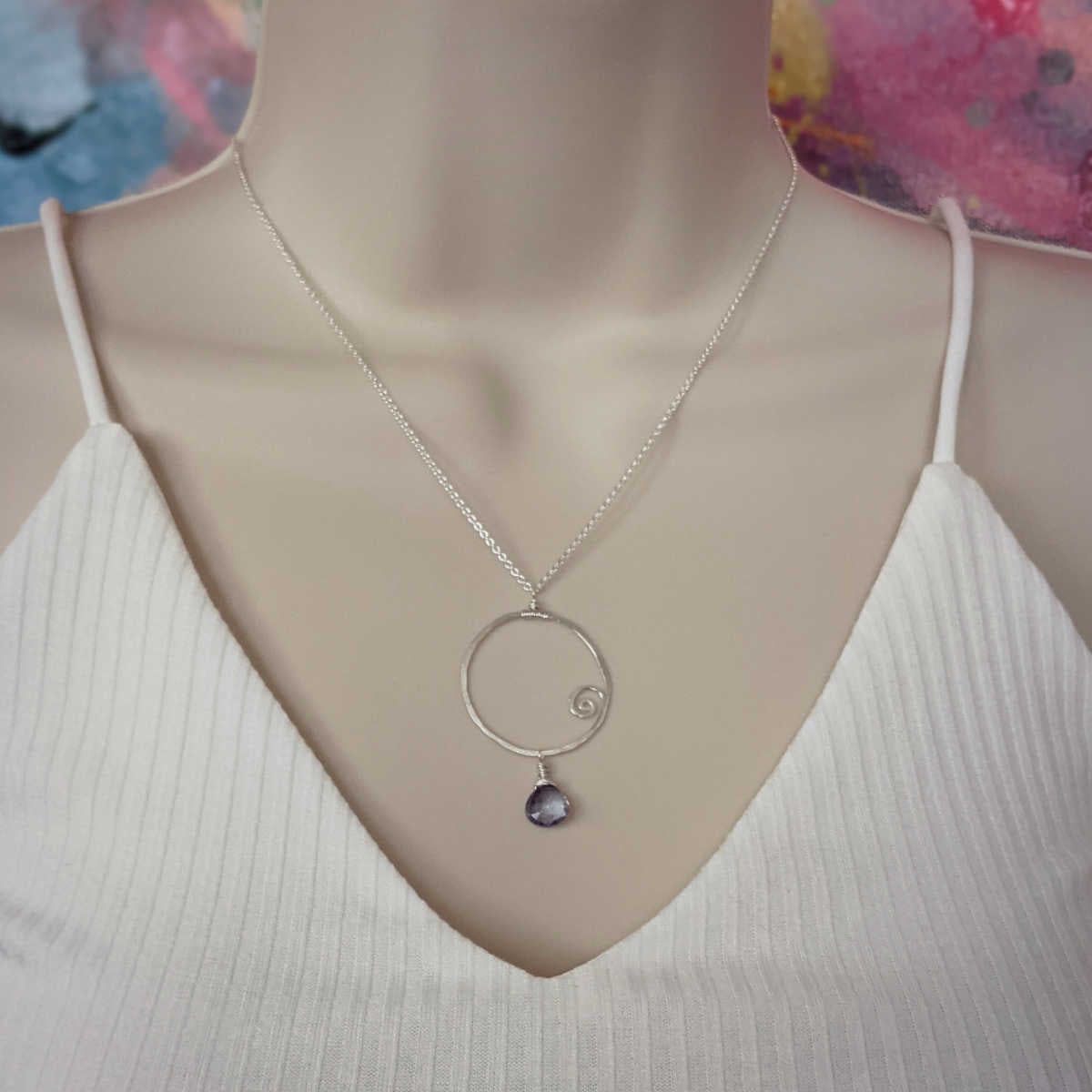 Ocean Necklace • Blue Quartz