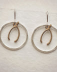 Wishbone Hoop Earrings