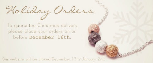 Holiday 2016 Orders