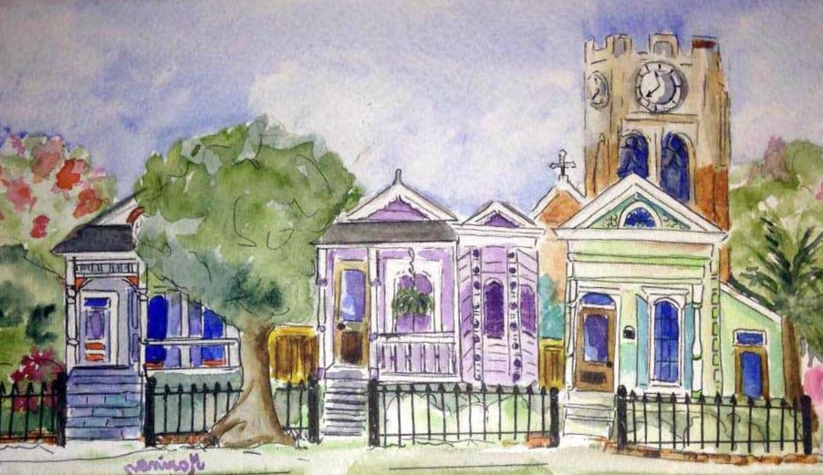Algiers Point Business Map and Walking Map, 2022