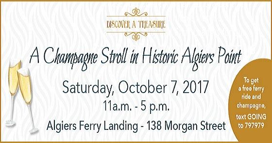 A Champagne Stroll in Historic Algiers Point