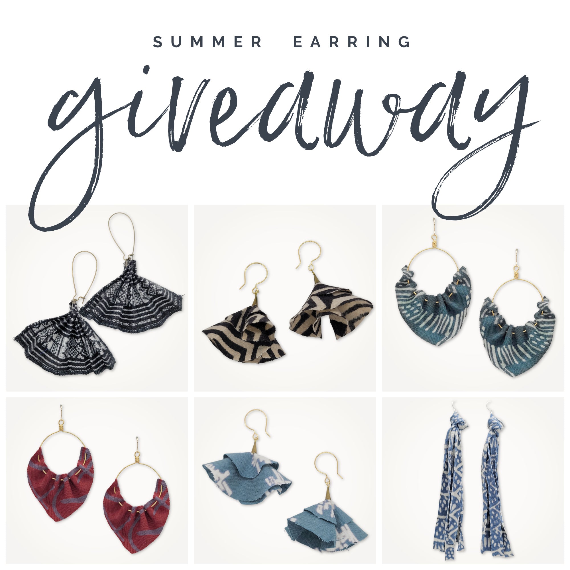 Summertime Earring Giveaway