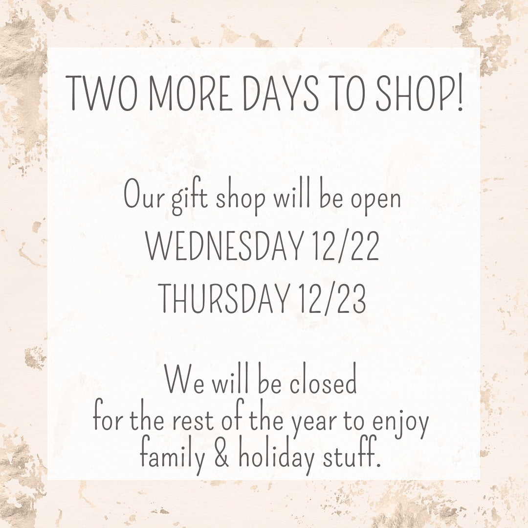 Two More Days to Shop in 2021