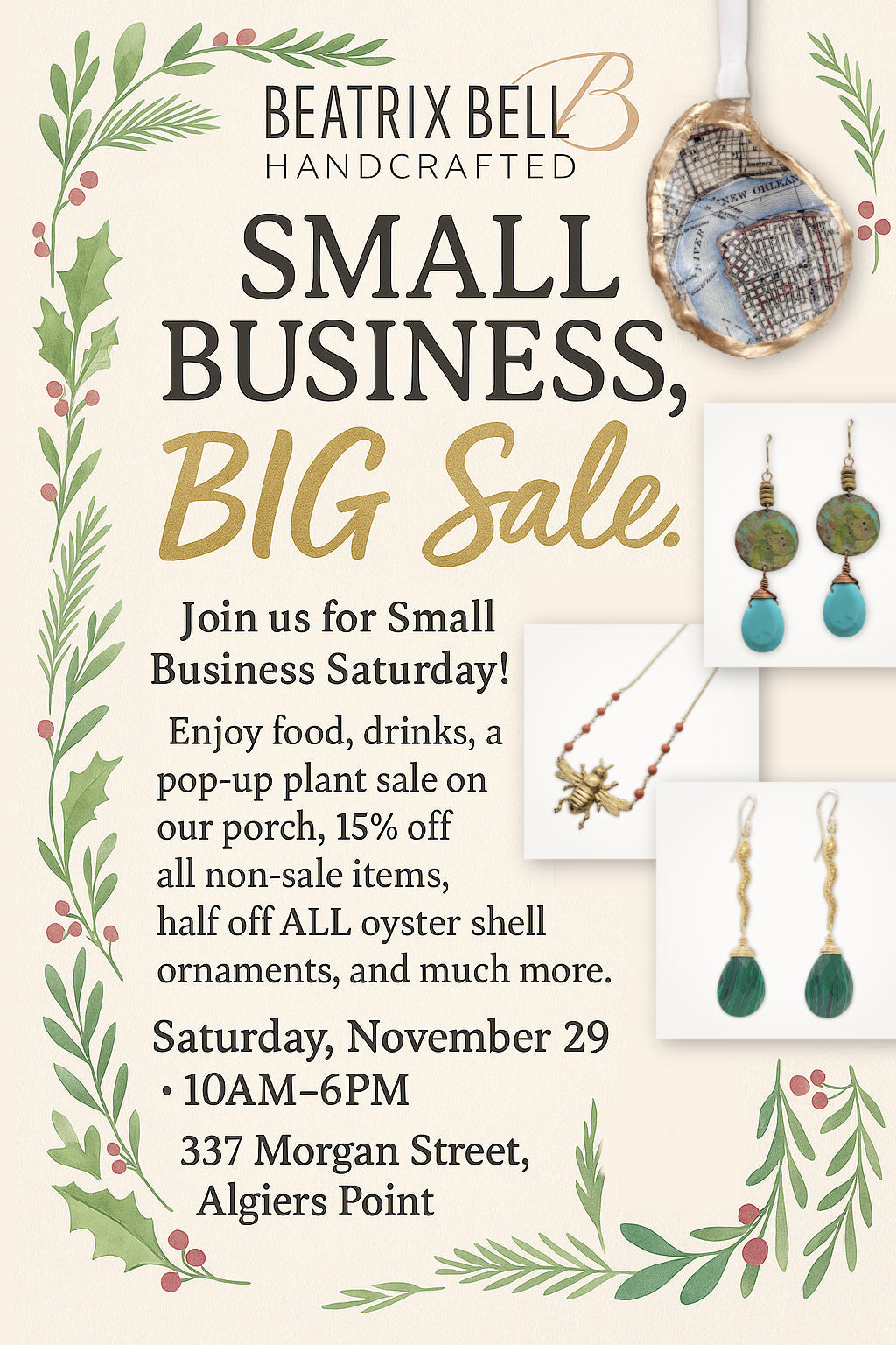 Celebrate Small Business Saturday in Algiers Point 🌿