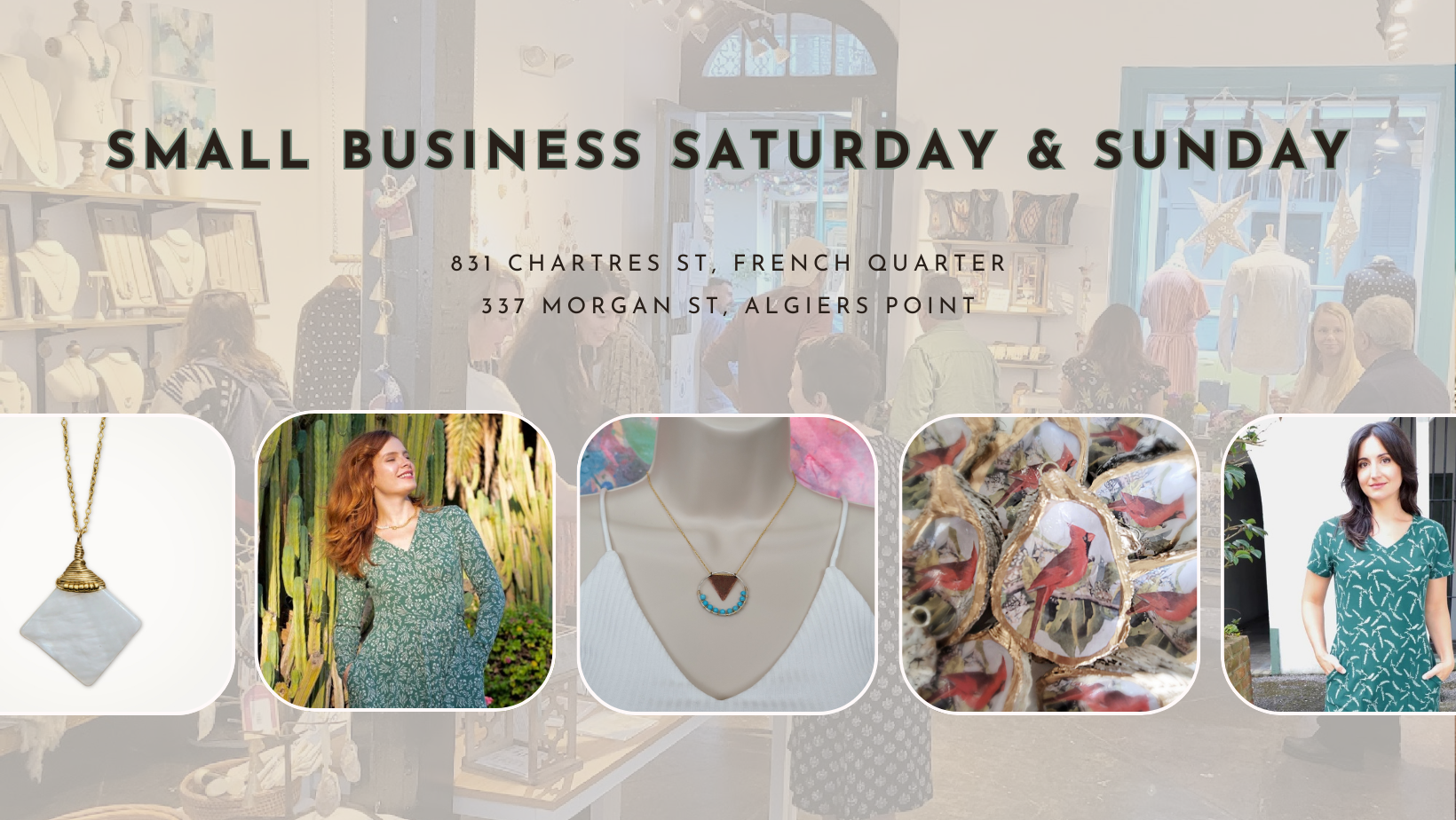 🎉 Celebrate Small Business Weekend with Us! 🎉