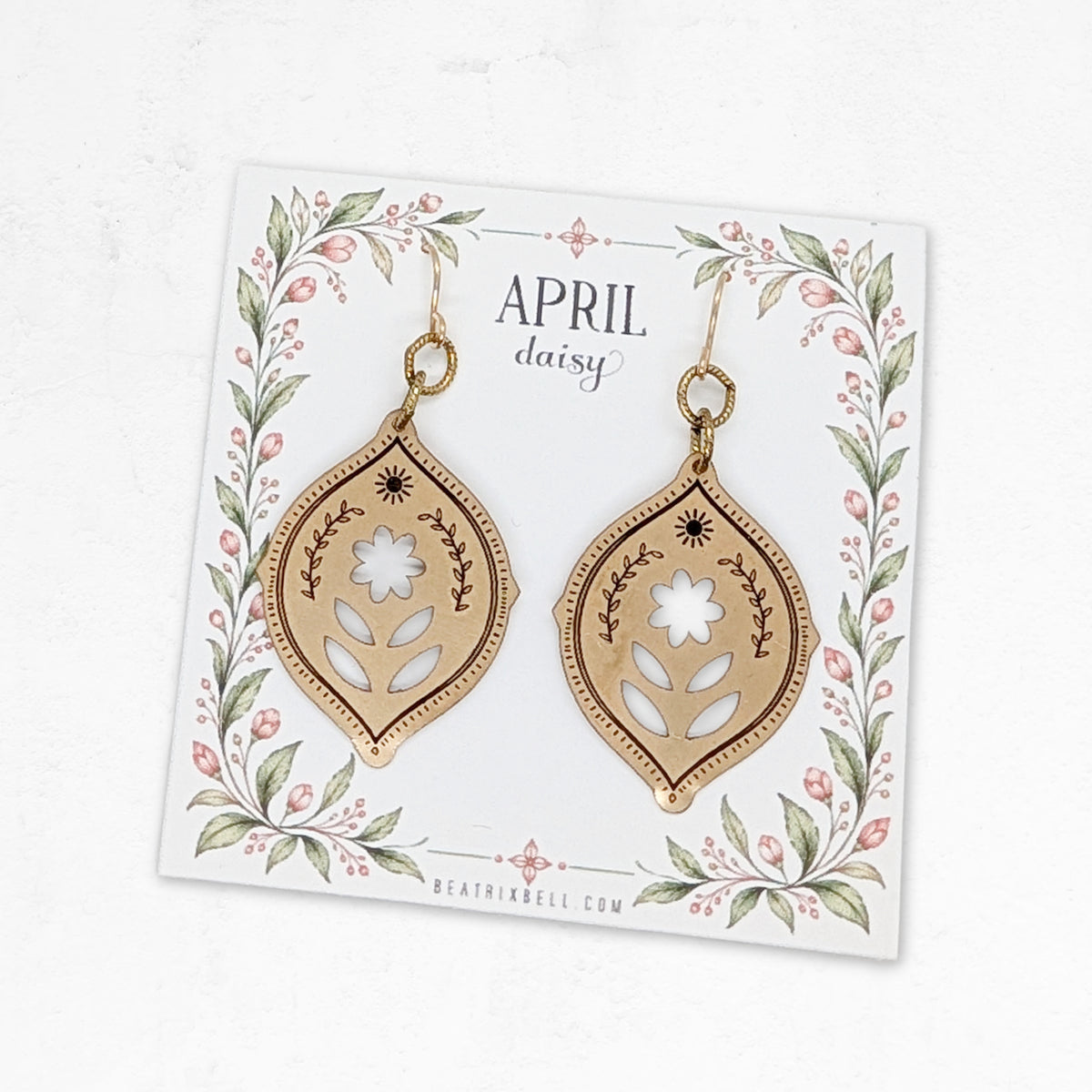 Birth Flower Earrings