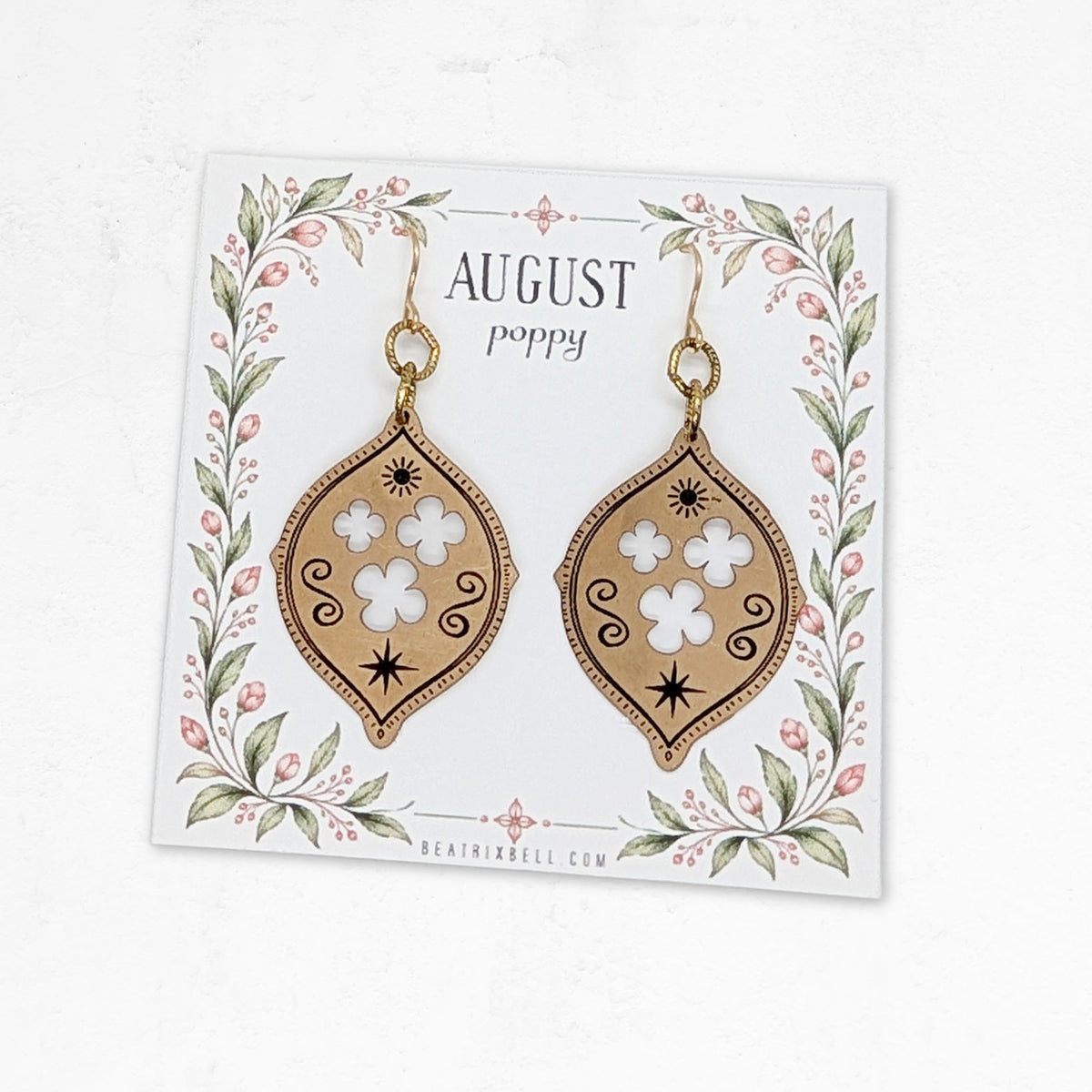 Birth Flower Earrings