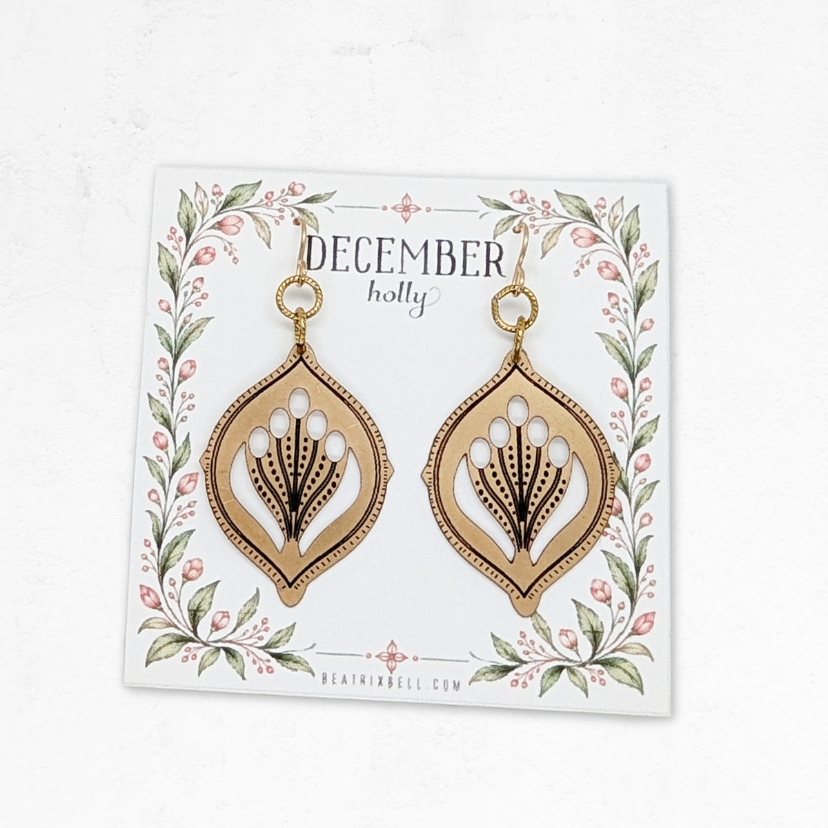 Birth Flower Earrings