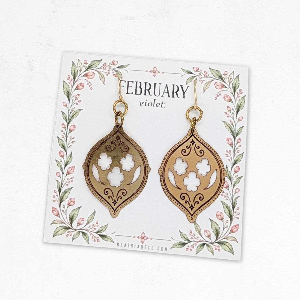 Birth Flower Earrings