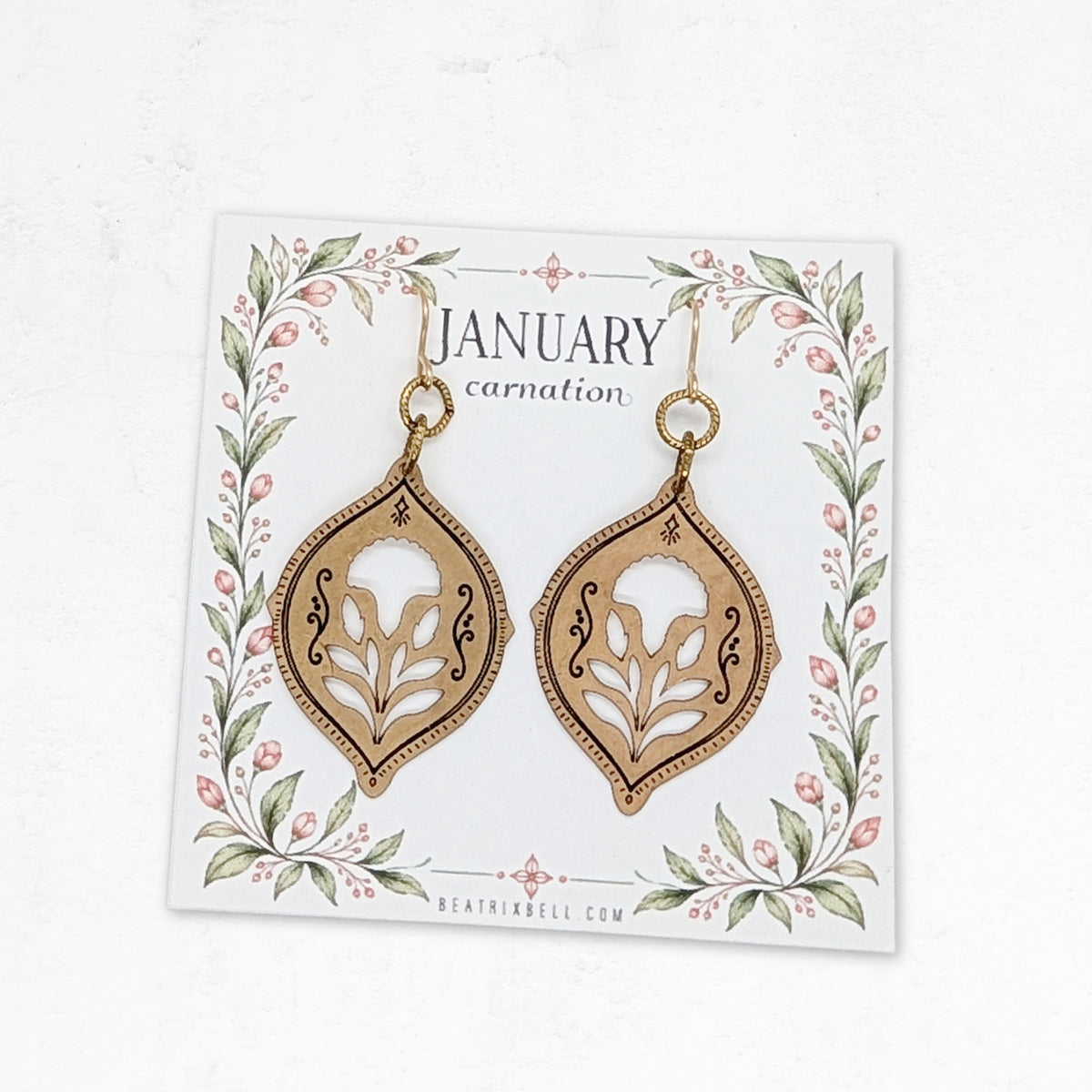 Birth Flower Earrings