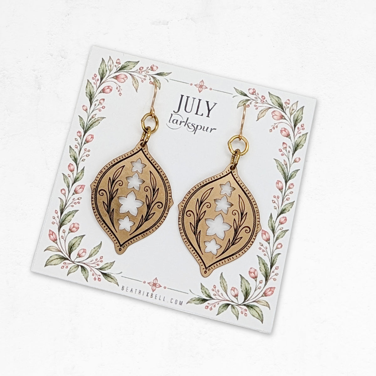 Birth Flower Earrings