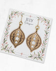 Birth Flower Earrings