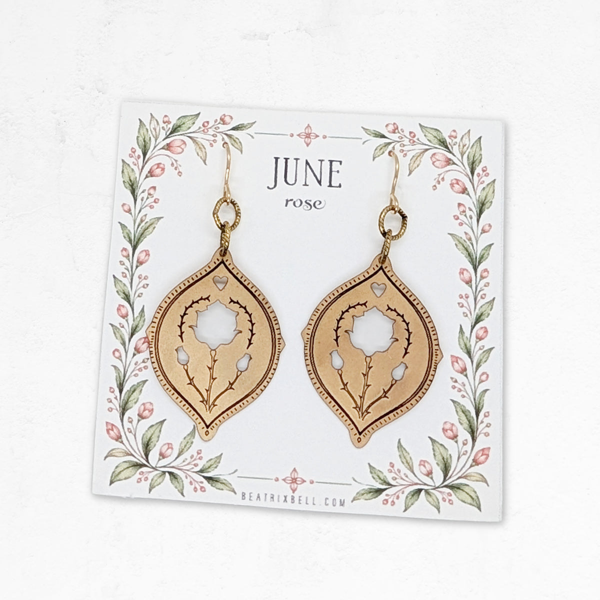 Birth Flower Earrings
