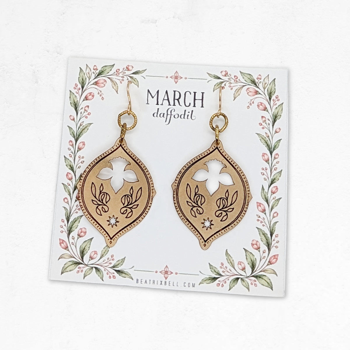 Birth Flower Earrings