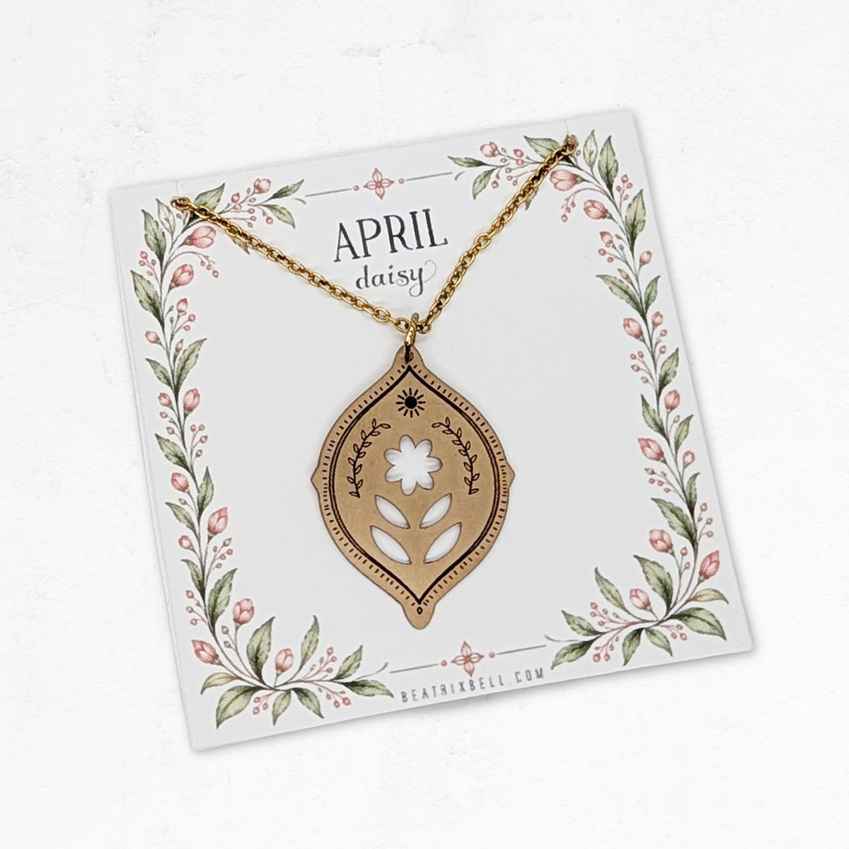 Birth Flower Necklace