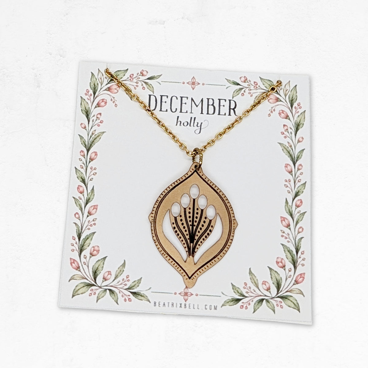 Birth Flower Necklace